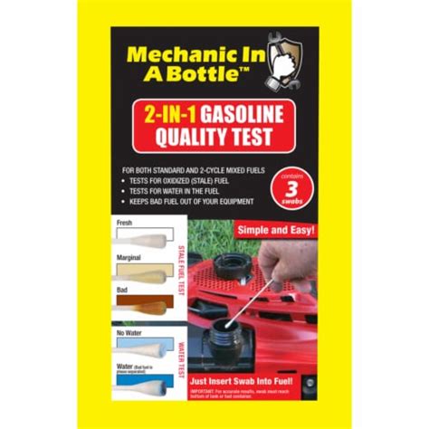 mechanic in a bottle gasoline test kit|mechanic in a bottle price.